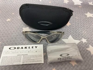 OAKLEY HATCHET X-Metal Sunglasses 00s Archive Silver Frame Black Temples Clear - Picture 1 of 6