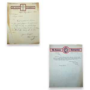 1906 Keeney Stock Co Theatrical Booking Letters to Sturgis South Dakota Theatre - Picture 1 of 5