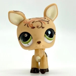 Authentic Littlest Pet Shop #1620 Deer Autumn Glam 2010 Hasbro LPS - Picture 1 of 7