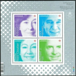 Canada sc#2549 Canadians that Made a Difference Souvenir-Sheet, Mint-NH - Picture 1 of 4