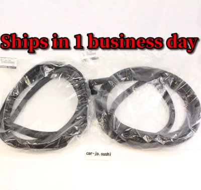 Tira climática de puerta MAZDA 1979-1985 RX-7 RX7 SA22C genuina sello de goma izquierda y derecha Foto 1 de 4