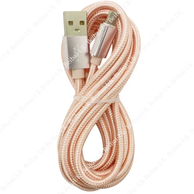 10Ft USB Charger Cable Fast Charge Data Cord Heavy Duty For iPhone 6 7 8 X 11 SE - Image 1 of 4
