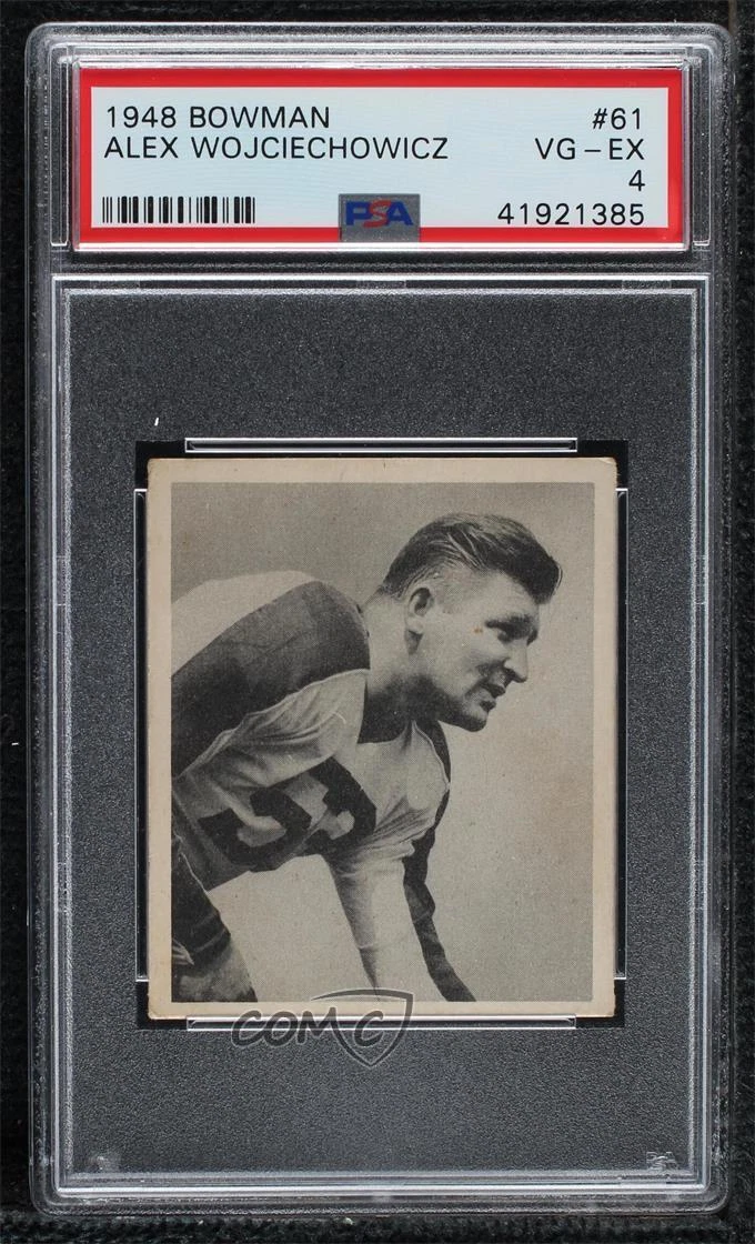 1948 Bowman Alex Wojciechowicz #61 PSA 4 Rookie RC HOF