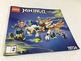 Lego Ninjago 70734 Instruction Manual Book (2) Two Only
