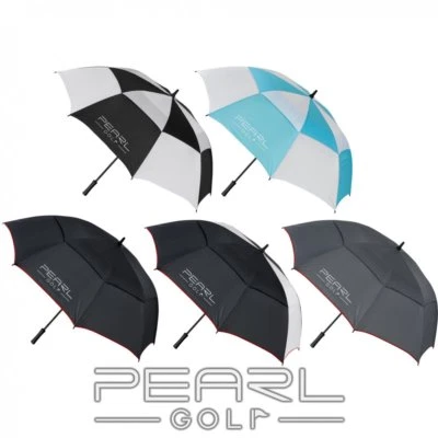 PEARLGOLF GOLFSCHIRM XXL - REGENSCHIRM - SCHIRM - DOUBLE CANOPY - CARBON - SEHR LEICHT