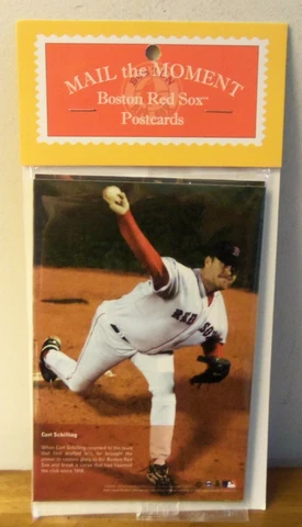 BOSTON RED SOX Baseball Mail The Moment Postcards Schilling 10 ct NIP MLB Cover