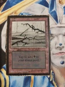 Swamp MTG Limited Edition Beta Common Land Heavily Played x1 GG3 - Bild 1 von 4