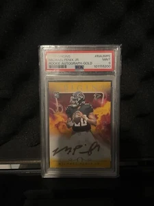 Michael Penix Jr Gold Origins Auto PSA 9 1/10!! (On Card) ๐ฅ๐ (I Have Two) - Picture 1 of 3