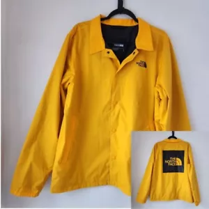 Chaqueta de Lluvia The North Face TNF Clásica Cortavientos Pared de Viento Amarillo Pescador L - Imagen 1 de 15