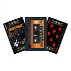 Guns N' Roses jeu de cartes à jouer dans un étui à cassette multicolore