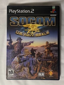 SOCOM: U.S. Navy SEALs PS2 Sony PlayStation 2 CIB Black Label DC02190 - Picture 1 of 4