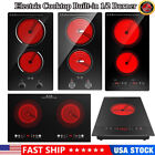 Electric Cooktop Built-in Electric Stove Top Electric Burner 110V Timer Kid Lock photo
