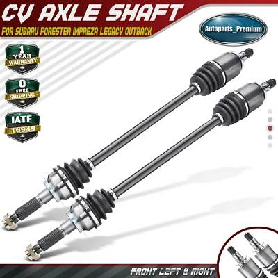 2Pcs Rear LH & RH CV Axle Assembly for Subaru Forester 09-18 Impreza Legacy WRX - Image 1 of 4