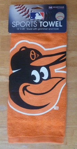 WinCraft  McARTHUR Baltimore Orioles 15'' x 25'' Sports Golf Towel - MLB Cover