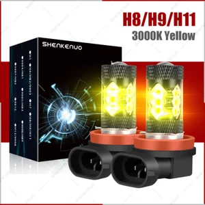 PARA 2015 2016 2017 2018 2019 TOYOTA TUNDRA LED BOMBILLAS ANTINIEBLA ACTUALIZACIÓN DORADO 2X - Imagen 1 de 13