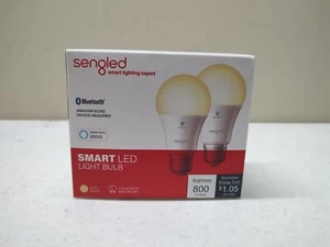 Sengled Bluetooth Smart Bulb 2 Pack - 800 Lumens - 60 W Equivalent - Dimmable - Picture 1 of 6