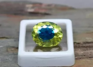 11.00 CT Natural FL Bi-Color Pitambari Sapphire Oval Cut A++ Loose Gemstone - Picture 1 of 8
