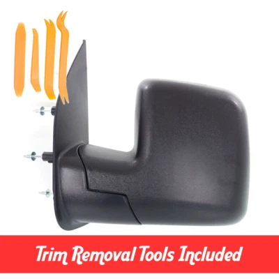 Novo Espelho Manual Esquerdo Para 2002-2007 Ford Econoline Vans FO1320253 3C2Z17683FAA - Imagem 1 de 4