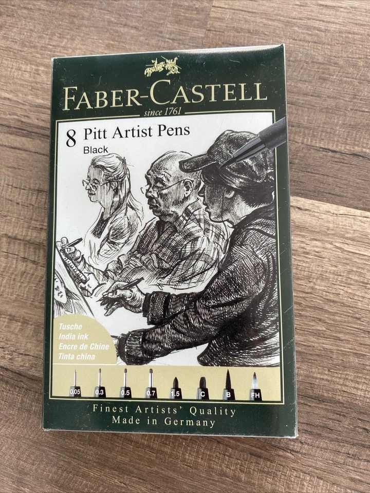 Faber-Castell 167158 - inkt pen Pitt Artist Pen kleur 199 zwart