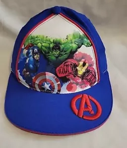 Disney Marvel Avengers Original Snapback Hat Superhero Cap YOUTH Boys Excellent! - Picture 1 of 6