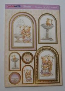 HUNKYDORY A JOYOUS DAY TOPPER FOGLIO ADORABILE SEGNABILE PER CARTE/ARTIGIANATO