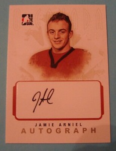2007 08 ITG  O Team Canada A-JA Jamie Arniel autograph  