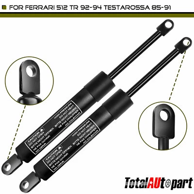 2 piezas soportes de elevación puntales para capó delantero Ferrari 512 TR 92-94 Testarossa 85-91 Foto 1 de 4