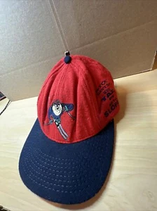 Taz Manian Devil Skiing Red Hat Acme If You Can't Ski w Taz Stay Off Slopes 1991 - Picture 1 of 4