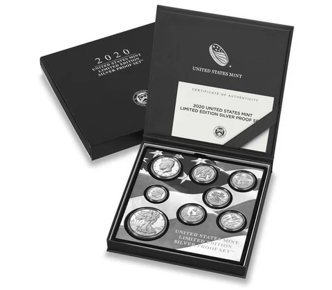 United States Mint Limited Edition 2020 Silver Proof Set Cover