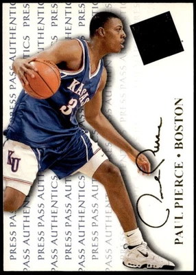 Press Pass Authentics #8 1998 Paul Pierce novato E1 Foto 1 de 2