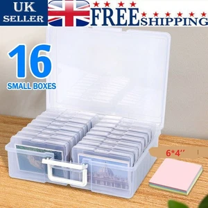 Jumbo Photo Storage Box 1600 4x6 Picture Album Organizer Container Craft Cases+ - Picture 1 of 25