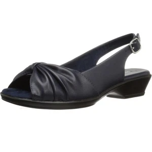 Easy Street Fantasia Damen-Sandalen Fersenriemen gerafft Größe US 8,5 N marineblau - Bild 1 von 6