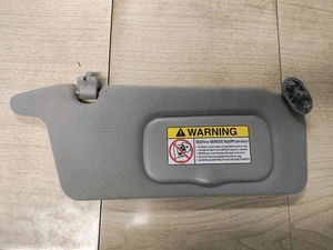 2001-2005 Honda Civic Passenger Right Side Sun Visor Gray Cloth - Picture 1 of 5