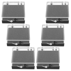 6 Pcs Pin Display Case Badge Box Travel Brooch Storage Lapel Holder - Imagen 1 de 12