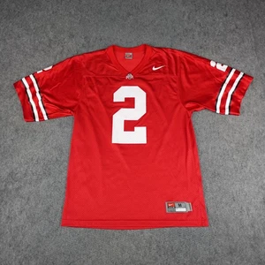 Ohio State Buckeyes Jersey Mens Medium Red NCAA Football Nike #2 Vintage 2000s - Picture 1 of 13