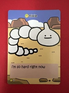 Pokiebubies 1st Edition - Nixie (Onyx) #69 - Derpy Pokémon Fan Art Card - Picture 1 of 2