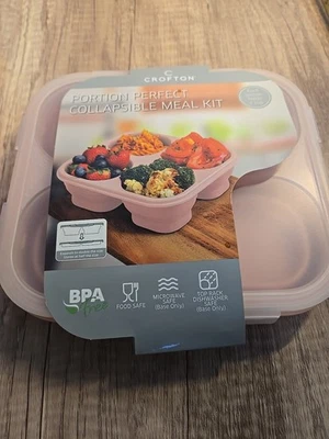 CROFTON PERFECT PORTION COLLAPSIBLE MEAL KIT 1 CUP WITH 4 SECTIONS. - Image 1 of 4