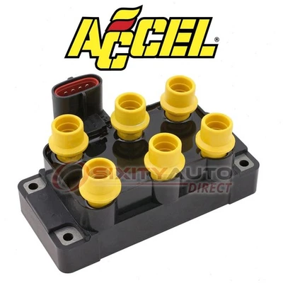 ACCEL Ignition Coil for 1995-2000 Ford Windstar 3.0L 3.8L V6 - Wire Boot et - Image 1 of 4