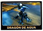 DRAGON DE AGUA #80 CROMO SKYLANDERS SPYRO'S ADVENTURE 2012 TOPPS  CON DESGASTE