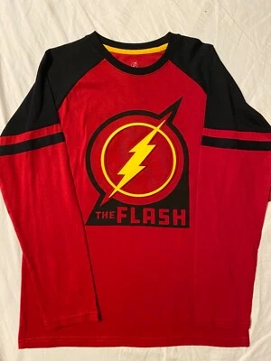 THE FLASH JLA Película DC CÓMIC Libro Nuevo NIÑOS Jóvenes MANGA LARGA CAMISETA MÁSCARA L@@K! Foto 1 de 4