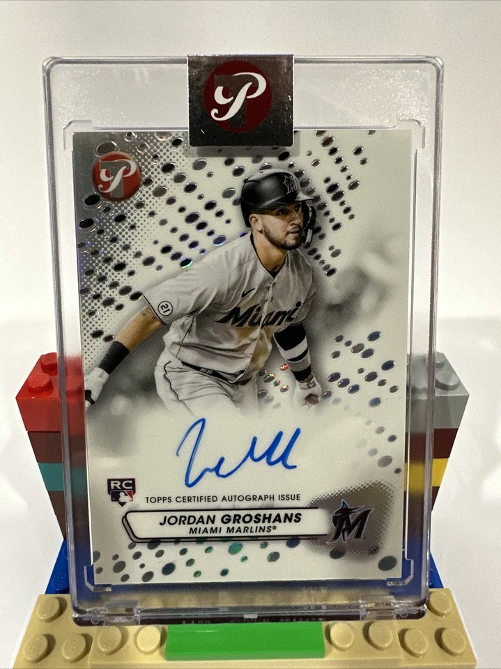 2023 Topps Pristine Jordan Groshans Autograph Pristine Refractor Encased RC - Image 1 of 2