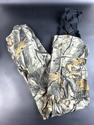 White Water Outdoors Buckmasters Camo Insulated Bib Overalls Men’s Med - Image 1 of 4
