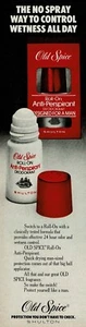 1977 Vintage Print Ad The No Spray Way to Control Wetness All Day Old Spice - Picture 1 of 2