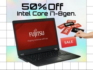 FUJITSU LIFEBOOK U748 | i7-8th | 256 SSD | 16GB RAM - Zdjęcie 1 z 5