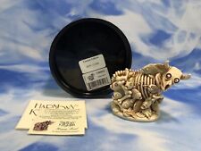 SIGNED Harmony Kingdom "Happy Meal" Piranha & Skeleton Box Figurine TJBB05 NIB