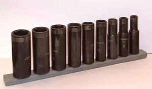 Husky 9 peice 3/8 Drive Deepwall Metric Socket With Rail - Bild 1 von 3