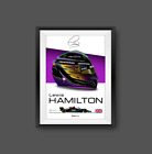 Lewis Hamilton 2021 Brazil Mercedes W12 Helmet F1 Print - Scuderia Gp