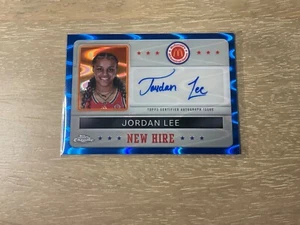 Jordan Lee 2024 Topps cromado todo americano azul Raywave nuevo alquiler automático #NHB-JOR - Imagen 1 de 2
