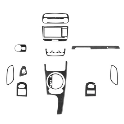 16pcs For Audi TT 2008-14 Carbon Fiber Interior Full Kits Trim - Image 1 of 4