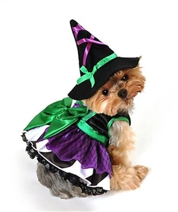 Anit Accessories Scary Witch Dog Costume ~  XL ~ Halloween - Picture 1 of 2